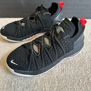 Nike Lebron James XVIII 18 Basketball Shoes Youth Size 7Y Black CW2760-001